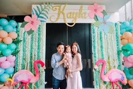 60th Birthday Party Ideas For Mom Philippines Kayla S Pink Flamingo Themed Party 1st Birthday Flamingo Themed Party Pink Flamingo Party Baby Birthday Party Girl