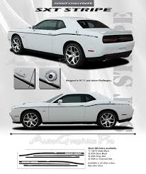 Details About Dodge Challenger Sxt 3m Vinyl Graphics Kit Racing Side Stripes Decal 2011 2019