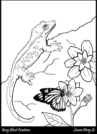 Nacho the crestie by ruby charm colors: Crested Gecko Coloring Page Free By Gray Ghost Creations On Deviantart