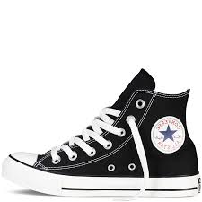 Black And Blue Converse High Tops Converse Ct All Star Classic Hi Canvas Sneaker Black Blue Converse High Tops Converse Converse Shoes