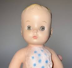 1959 Edward Mobley Rubber Molded Baby Doll 10 1/2 Inches Vintage 海外 即決