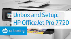Hp officejet pro 7720 wide format printer series. Unboxing Setting Up And Installing The Hp Officejet Pro 7720 Printer Hp Officejet Hp Youtube