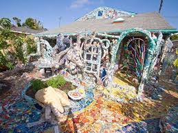 Mosaic Tile House La Los Angeles Vacation California Travel Hiking Spots