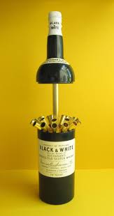 Black Bottle And Yellow Things Your Place To Buy And Sell All Things Handmade Whisky Bottle Whisky Black And White