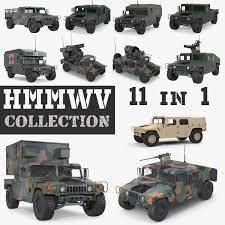 With over 280,000 units produced, the hmmwv is in active service with. Hmmwv Sammlung 3d Modell Turbosquid 1205374