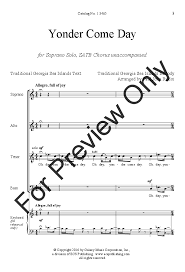 Free padiany by john kudusay 2020 mp3. Yonder Come Day Satb Arr Paul John Rudoi J W Pepper Sheet Music