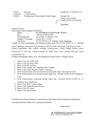 Penatamuda / iii.a jabatan : Surat Permohonan Ke Gubernur