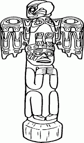 Northwest coast native art gallery. Coloring Pages Of Totem Poles Coloring Home