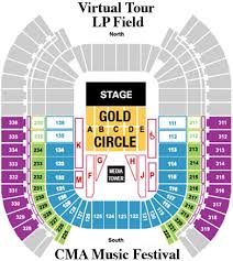 cma music festival lp field virtual tour photo map