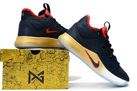 Ten years later, the brand struck gold with the air force 1 in 1982. Nike Pg 3 Navy Blue Metallic Gold Red For Sale Fitforhealth
