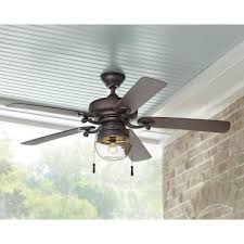 Home Decorators Collection Bromley 52 In Led Indoor Outdoor Bronze Ceiling Fan 34346 Th Farmhouse Ceiling Fan Bronze Ceiling Fan Farmhouse Style Ceiling Fan