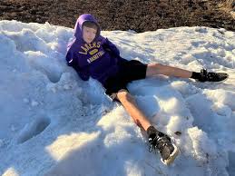 Nebraska kid's typical winter outfit