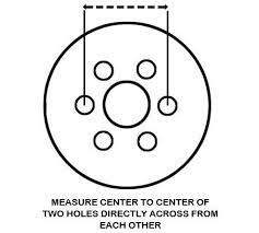 Bolt patterns with an even number of lugs are measured from bolt center to bolt center while 5 lug bolt patterns are measured from the top of the upper lug to the center of the lower lug. How To Measure Wheel Bolt Pattern