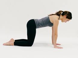 Tabletop Yoga Rise From Child S Pose To Tabletop With Your Shoulders Stacked Over Wrists And Your Hips Stacked O Morning Yoga Poses Yoga Poses Yoga Routine