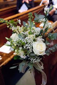 Pew Ends Wedding Ceremony Flowers Church Wedding Decorations Church Wedding Flowers