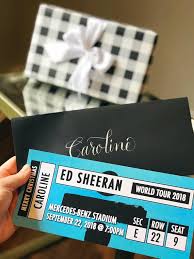 Ed Sheeran 2018 World Tour Fake Concert Ticket Event