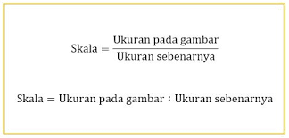 Denah diatas menggunakan skala 1 banding 200 hitunglah. Rumus Luas Sebenarnya Idschool