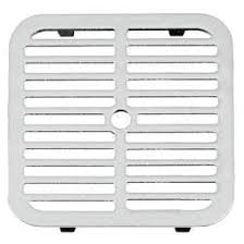 smith 9 3/4 sq full slotted drain grate