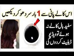 White Hair To Black Permanently Naturally Turn White Hair To Black In Urdu Baal Kale Karna Youtube Hair Tips In Urdu White Hair Hear Color