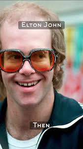 Elton John Then and Now