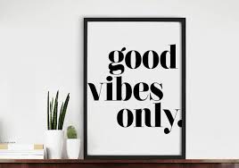  Good Vibes Only Quote Typography Art Print By Chloevaux On Etsy 9 00 Printable Wall Art Quotes Typography Art Quotes Good Vibes Only