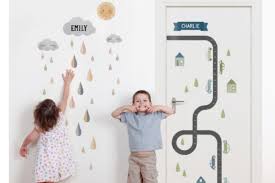 cool modern personalized growth charts for kids