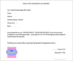 Check spelling or type a new query. Contoh Surat Izin Mengikuti Les Atau Bimbel Selalu Belajar