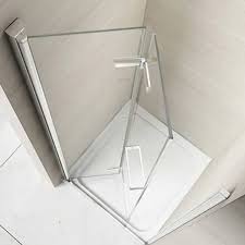Merlyn 8 Series Frameless Hinged Bi Fold Shower Door 760mm Wide 8mm Glass Bifold Shower Door Shower Doors Glass Shower Doors