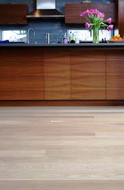 Bleached White Oak Flooring In A Contemporary Kitchen Wide Plank White Oak Floors White Oak Wide Plank Oak Wood Floors
