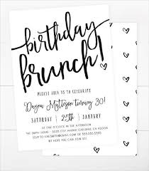 Birthday Brunch Invitation Birthday Brunch Brunch Invitations Brunch Download, print, or send online (with rsvp). birthday brunch invitation birthday
