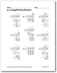 Long Division Practice Division Worksheets Long Division Practice Long Division