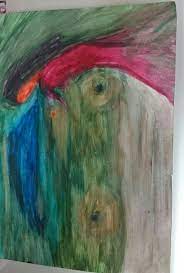 درس الرسم التجريدي للطالبه شهد بالصف السادس painting art stuff to buy