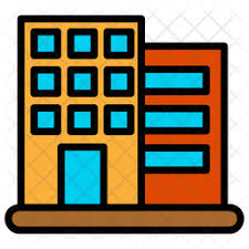Over 3000+ new assets added every day. Free Office Building Colored Outline Icon Available In Svg Png Eps Ai Icon Fonts