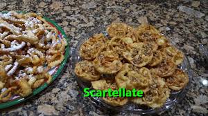 Keep warm over low heat. Italian Grandma Makes Christmas Cookies Scartellate Struffoli Crostoli Youtube