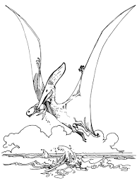 coloriage pteranodon pterosaure coloriages a imprimer gratuits dans le jeu gratuit