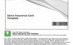 With just a few clicks you can look up the geico insurance agency partner your insurance policy is with to find policy service options and contact. Auto Insurance Card Template Pdf Addictionary
