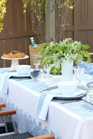 The napkin should be placed on the left side of the forks. Casual Outdoor Brunch Table Setting Satori Design For Living