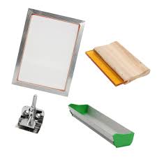 This method uses drawing fluid and screen filler to easily create your detailed design on a screen. Silk Screen Printing Machine Press Supplies Kit Set For T Shirt Diy Printer Parts Accessories Aliexpress