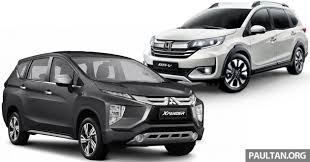 The diesel engine is 1498 cc while the petrol engine is 1497 cc. Mitsubishi Xpander Vs Honda Br V Spec By Spec Comparison Of 7 Seat Mpvs Ahead Of Xpander Launch Paultan Org