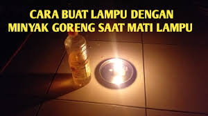 Tapi memang lebih baik siang mati lampunya, kalau matinya malam tuh lebih susah, apalagi saat anak ujian seperti sekarang. Cara Membuat Lampu Dengan Minyak Goreng Saat Mati Lampu Youtube
