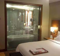 Check spelling or type a new query. Top The Glass Wall Between Bathroom And Romantic Bedroom Bathroom With Bathroom Wall Partitions Idea Laurel Home