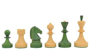Combo Of Reproduced Russian Soviet Era Series Chess Set Board In Green Ash Burl Box Wood 3 7 Chess Set Chess Green Ash