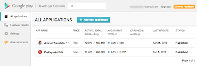 Google play console from the google play console you can manage all phases of publishing and reach over 1 billion active android users on google play. Developer Console Android Developers