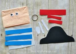 How do you make witches hat out of paper? Paper Bag Pirate Craft For Kids I Heart Crafty Things