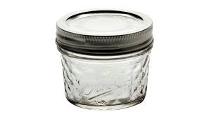 Ball 4 Oz Quilted Crystal Jars With Bands And Lids