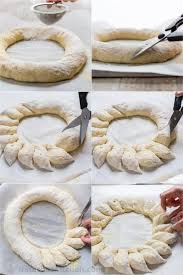 50 minutes plus 1 hour 15 rising time | cooking time: Wreath Bread Recipe Video Natashaskitchen Com