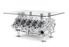 Unique custom jaguar v8 engine coffee table battery powered / see video. Lamborghini V10 Engine Coffee Table