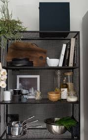 style wire shelves in your kitchen