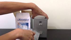 5.25h x 4.88w x 6.5d. Miniature File Cabinet Business Card Holder With Digital Clock Youtube