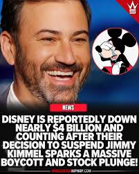 Disney's decision to suspend Jimmy Kimmel Live has sparked major backlash.  Boycotts are trending, Disney+ and ESPN+ subscriptions are being canceled,  and celebrities are piling